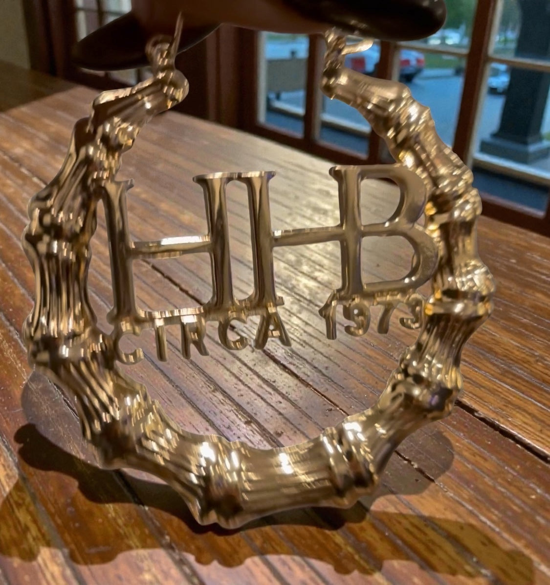 Hip-Hop Beauty Circa 1973™ Bamboo Door Knocker Earrings LIMITED EDITION